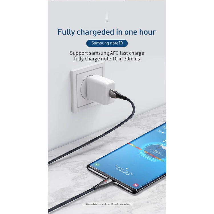 Mcdodo Kabel USB to USB-C Cable Auto Power Off 5A 65W Fast Charging CA-6790