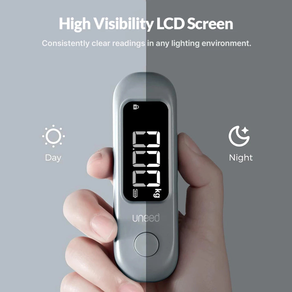 Uneed Timbangan Koper Digital Travel LCD 50kg - Mini Portable Digital Luggage Scale - USC201