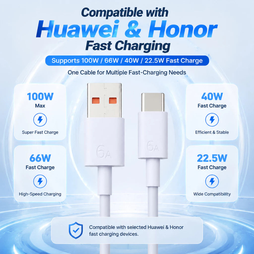 OnPrime Kabel Data USB-C For Huawei / Honor 40W 66W 100W -120W Max Stone Series