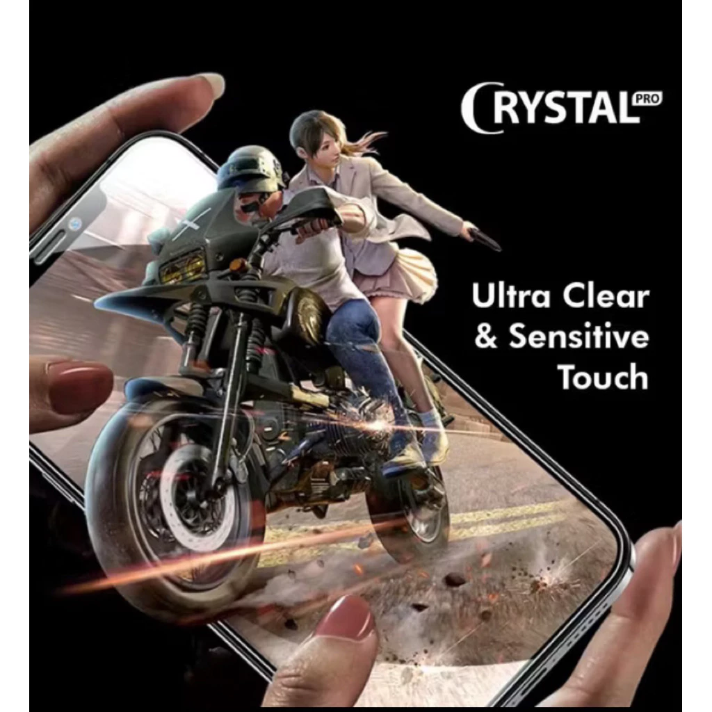 New Hikaru Cystal Pro Tempered Glass iPhone 16 / 16 Pro Max / ProMax Full cover