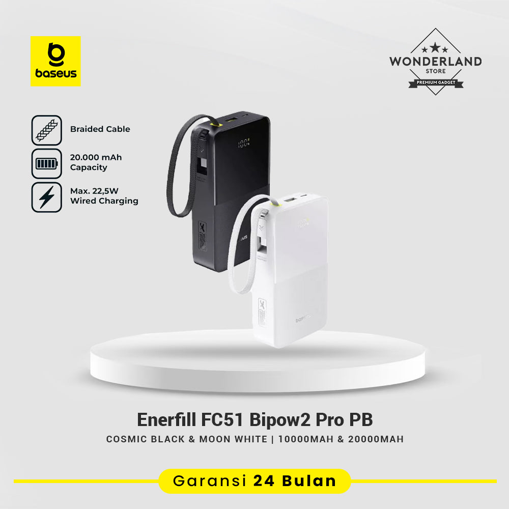 Baseus PowerBank Bipow2 Pro EnerFill FC51 22.5W 10000mAh 20000mAh Digital Display