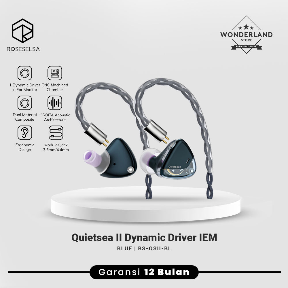 Roseselsa Quietsea II Standart Quietsea II Esport 10mm Dynamic Driver In Ear Monitor Earphone