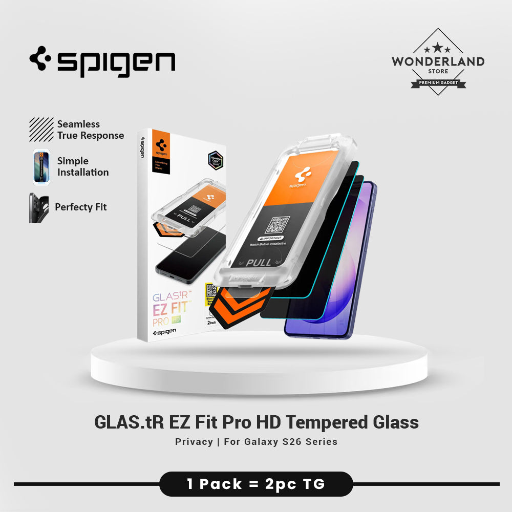 Spigen Tempered Glass for Samsung S26 Ultra Plus GlastR Ez Fit Pro HD Easy Install Tray Screen Protector