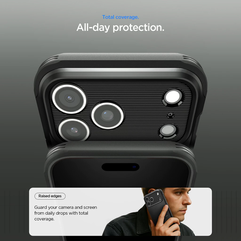 Spigen Case iPhone 17 Pro Max Tough Armor T MagFit MagSafe Kickstand Hardcase