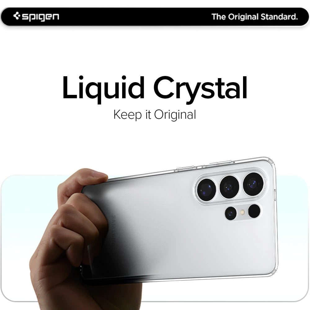 Spigen Case for Samsung S26 Ultra Plus Liquid Crystal Clear TPU Slim Casing