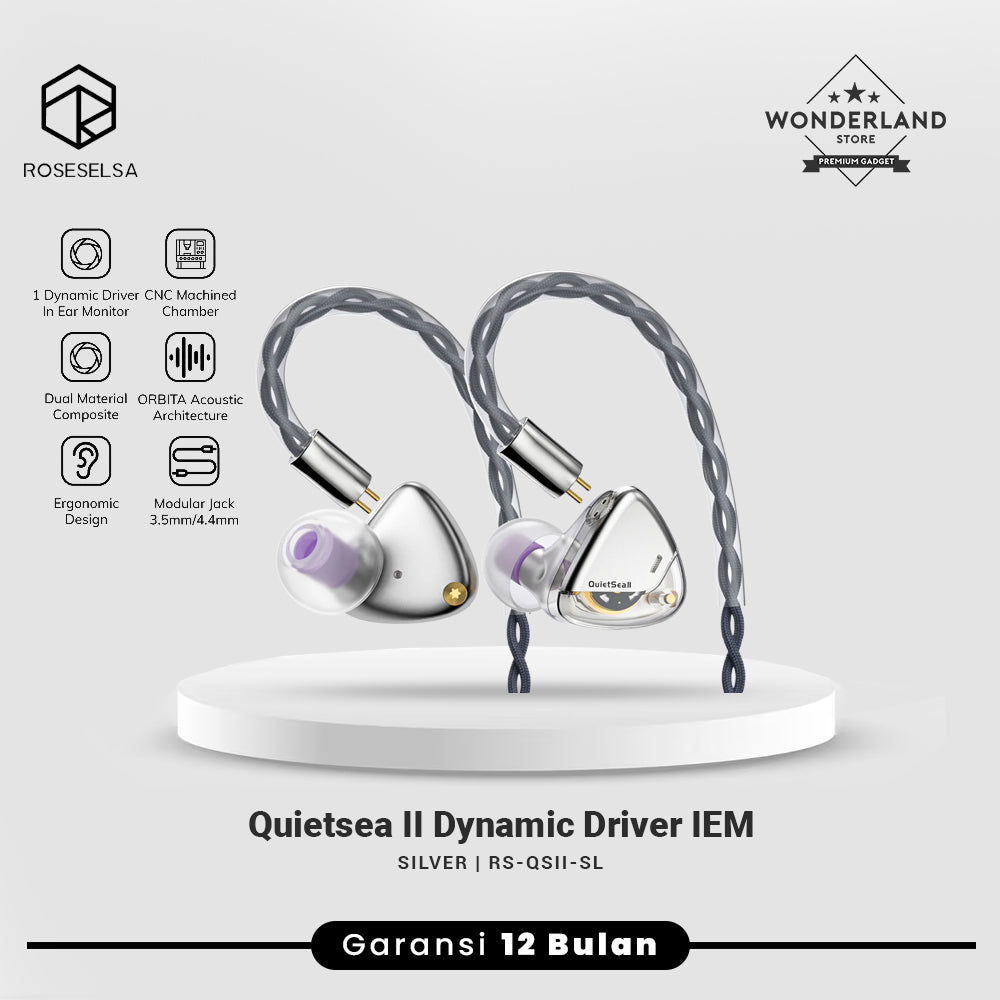 Roseselsa Quietsea II Standart Quietsea II Esport 10mm Dynamic Driver In Ear Monitor Earphone
