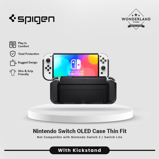 Spigen Case Nintendo Switch OLED Spigen Thin Fit Slim Hardcase Grip Casing ORIGINAL