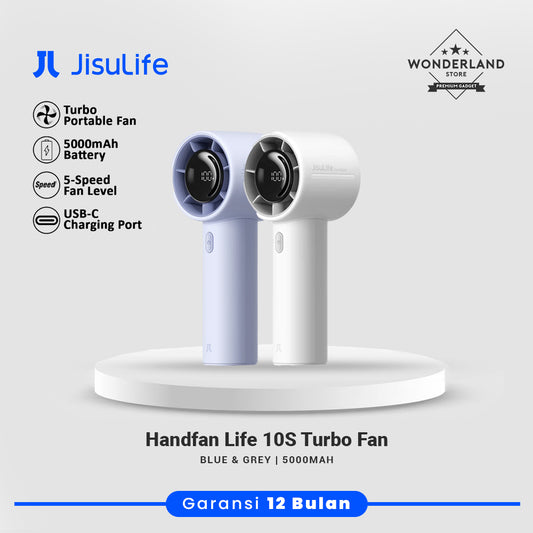 Jisulife Life10 5S / Life 10 HandFan 5000mAh Kipas Tangan Mini Handheld Fan