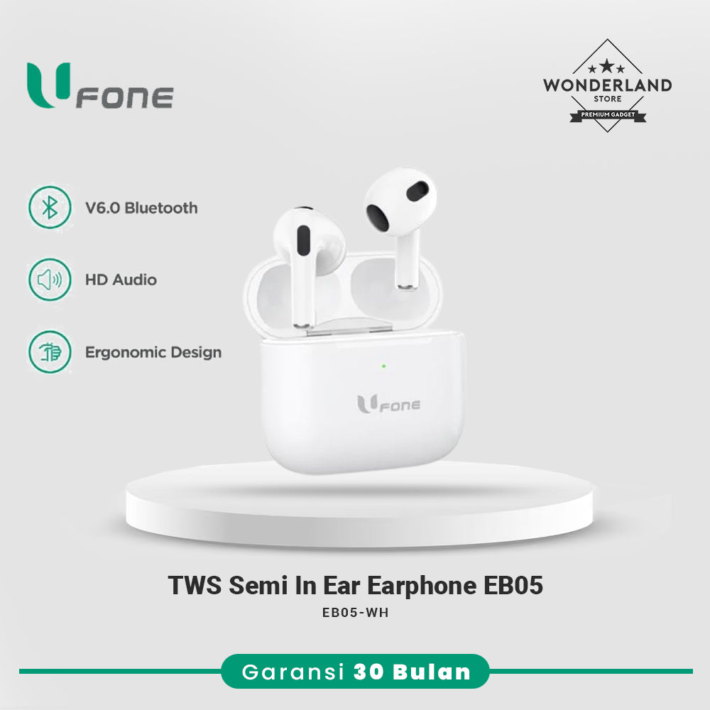 U1me x Ufone TWS Semi In Ear EB05 & In Ear EB06 Plus Super Bass Bluetooth 6.0