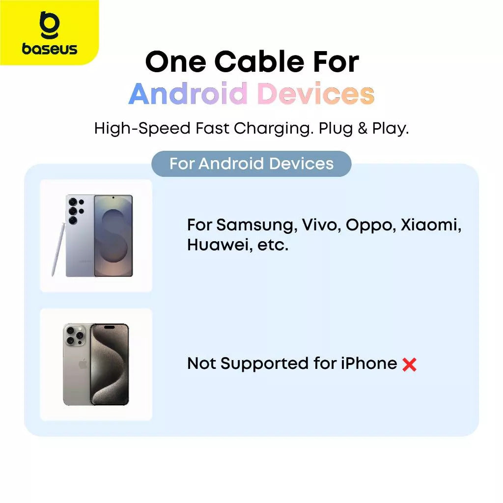 Baseus Dura Series Kabel Data USB-A to USB-C 60W Nylon Braided Material