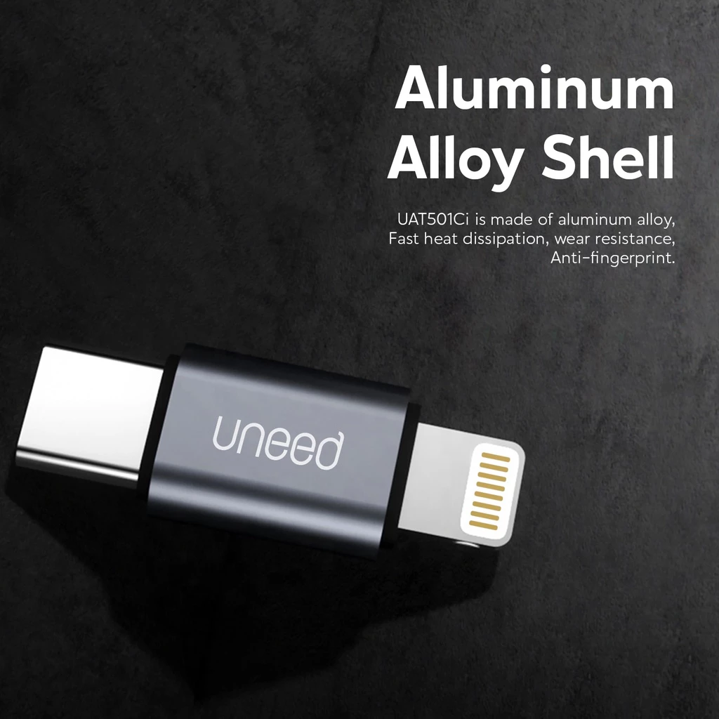 Uneed OTG Converter USB- C to Lightning Charging Transfer Data - UAT501Ci