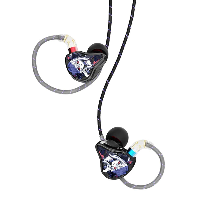 CVJ Vivian Anime Standard 10mm Dynamic Driver In Ear Monitor Earphone With Detachable Jack Audio