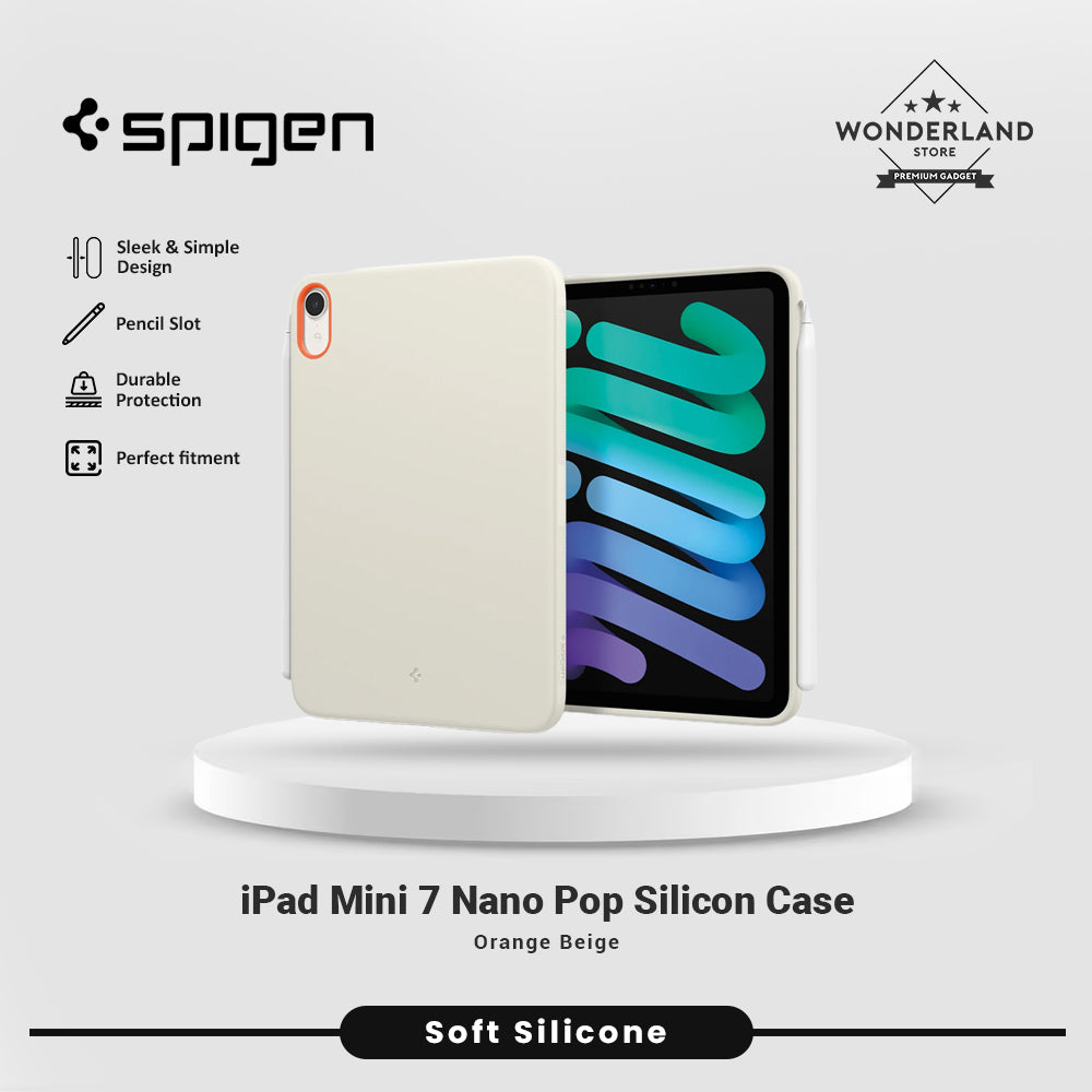 Spigen Case iPad Mini 7 / 6 8.3 inch 2024 Spigen Nano Pop Softcase Matte Silicone Casing