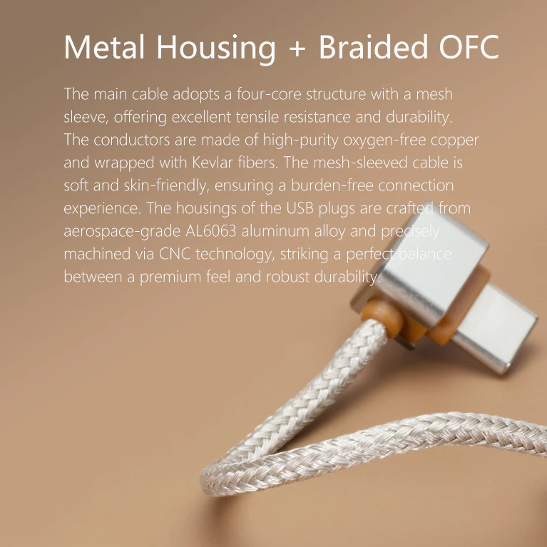 DDHiFi TC03SS / TC03SL / TC03LL USB-C OTG Audio Decoding Cable USB-C to USB-C