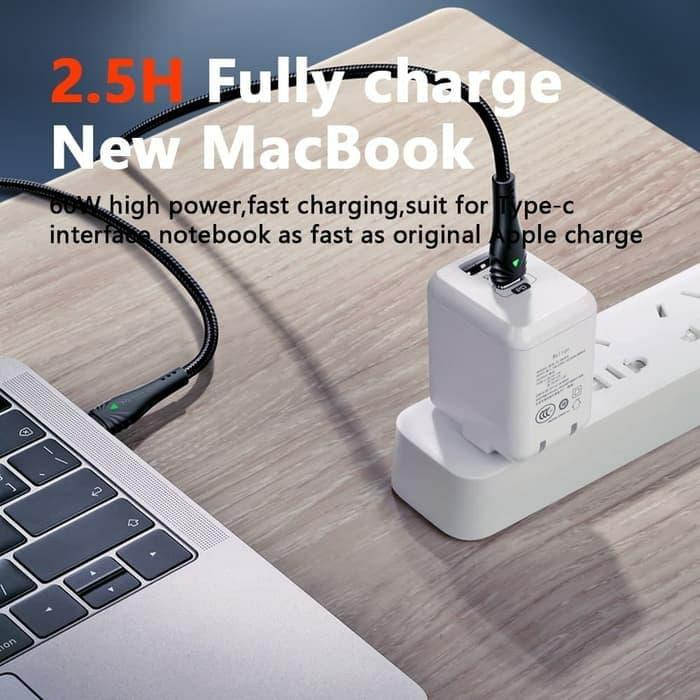 Mcdodo Kabel Data USB-C to C 60W 1.5M PD PPS SFC with LED Indicator