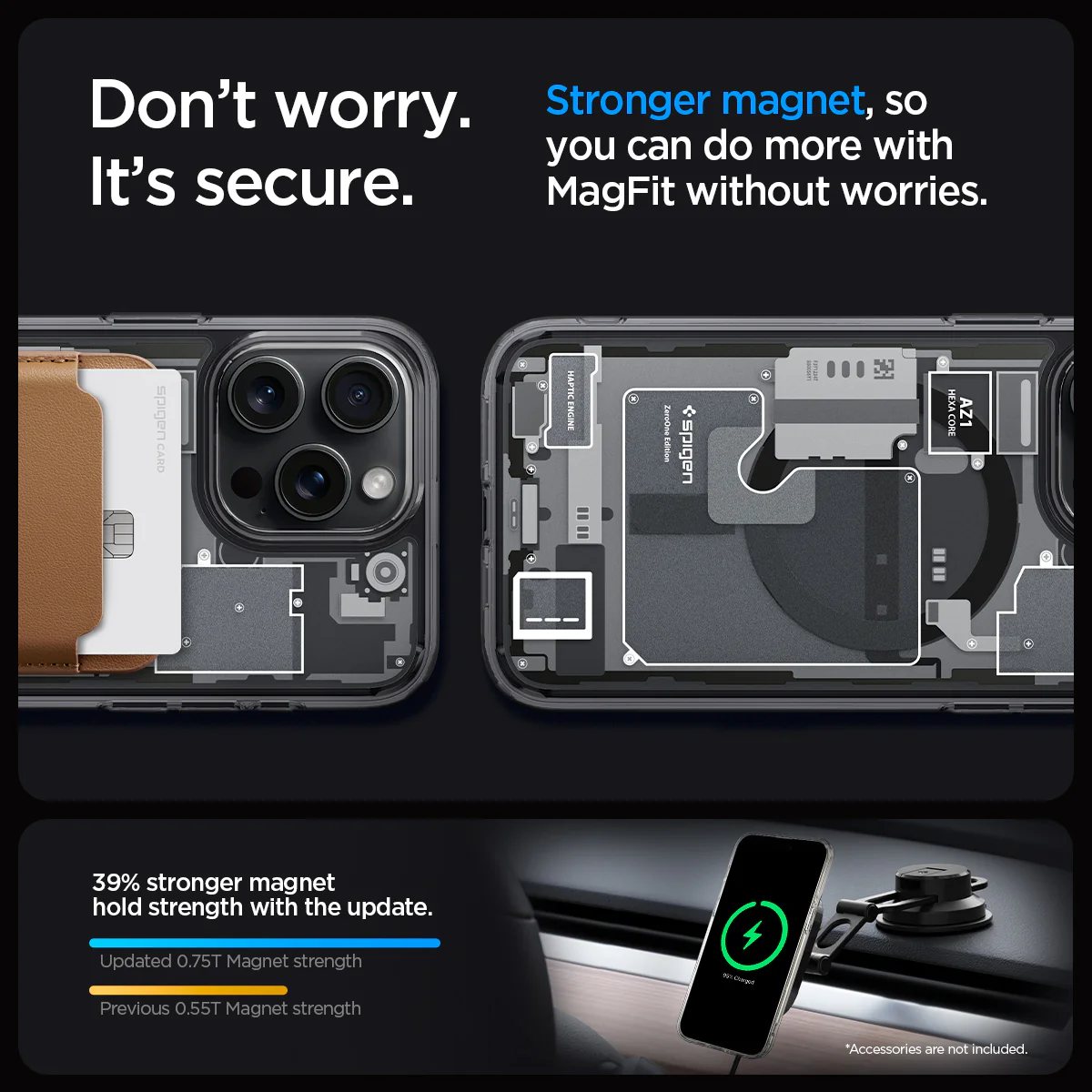 Spigen Case for iPhone 15 Series Spigen Ultra Hybrid Zero One MagFit MagSafe Anti Shock