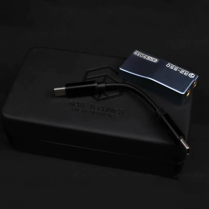 Roseselsa RZ550 Portable ES9039Q2M USB DAC Dongle Amplifier USB-C Lightning