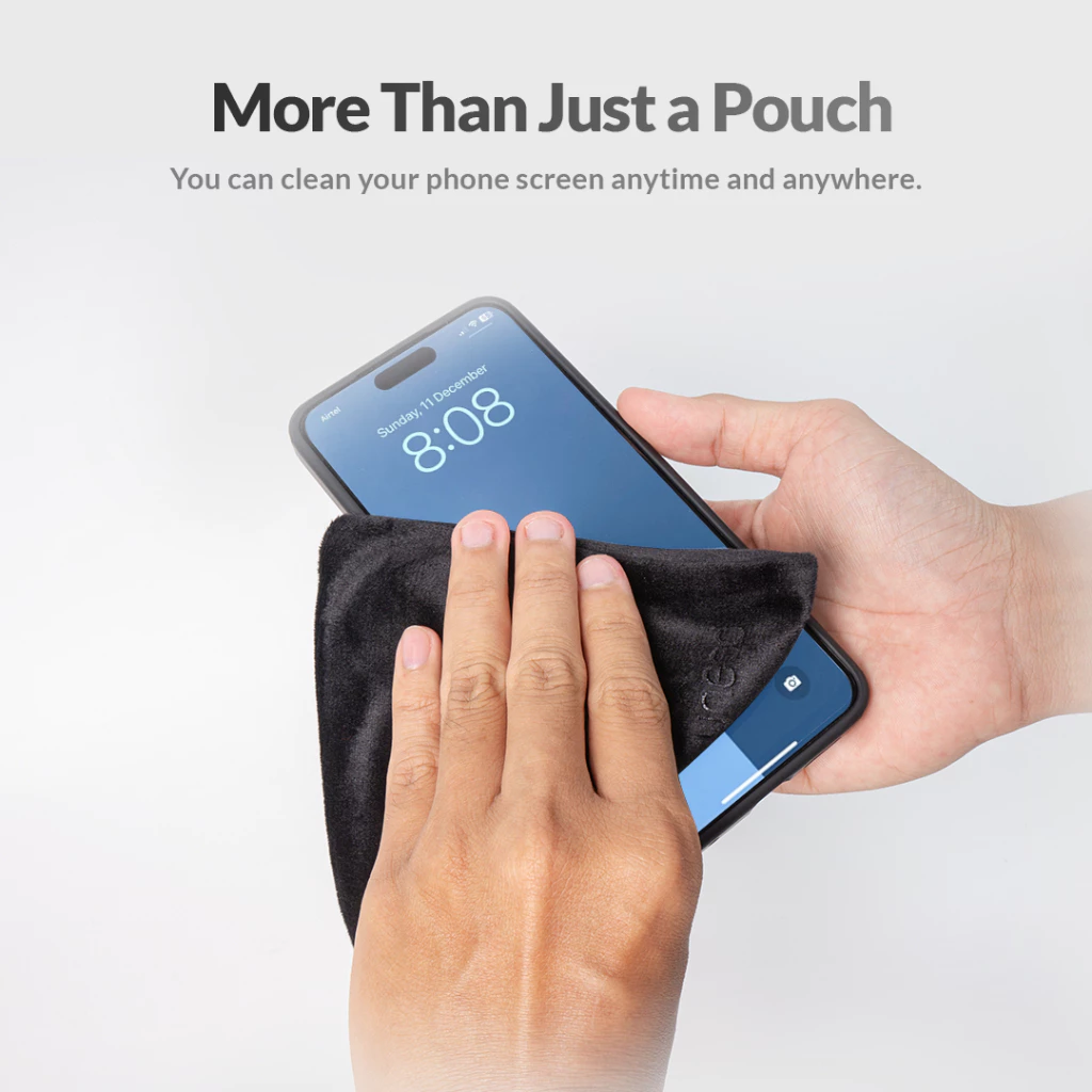 Uneed Universal Drawstring Pouch Powerbank Hp Charger Tas Serut - UOB101
