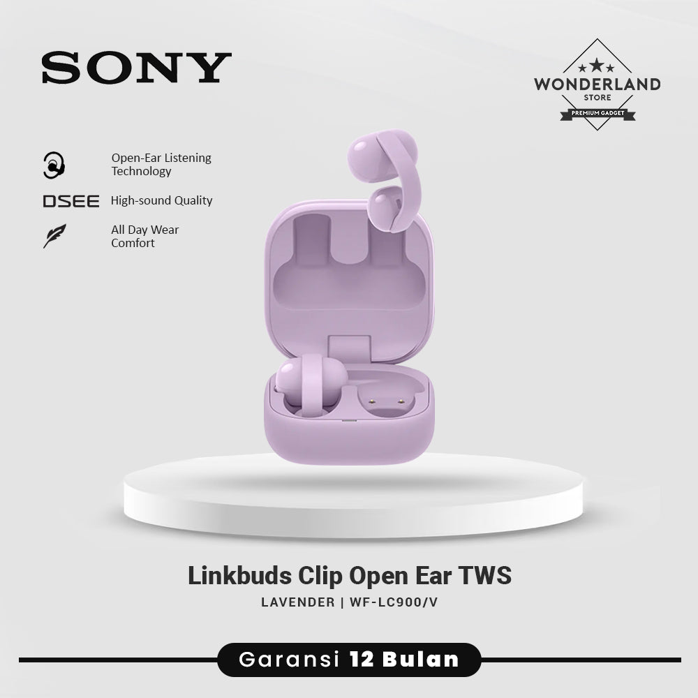 Sony Linkbuds Clip Oper Ear Clip Earbuds TWS Clear Call Dual Microphone LC900