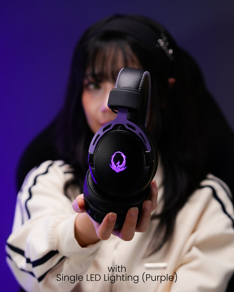 Sades Ryunix Hibiki HX2 Headset Gaming 7.1 Wireless Bluetooth Detachable Mic