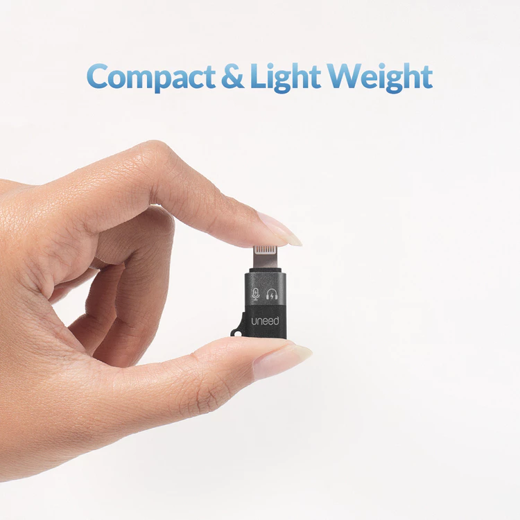 Uneed Converter USB-C to Lightning Support Microphone, Data Transfer UAT02.2Ci