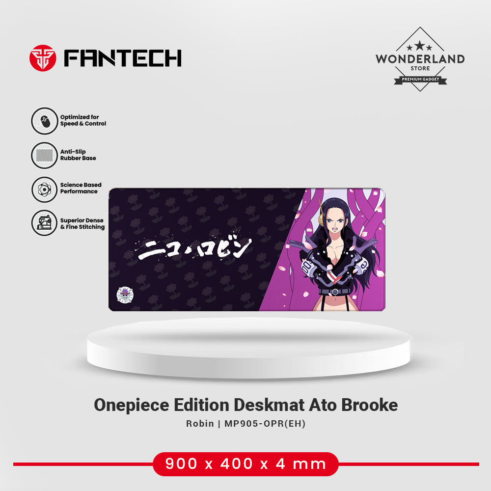 Fantech x One Piece Egghead Colaboration Ato MP905 Deskmat Mousepad Anti Slip Luffy Zoro Chopper Robin NamiUsopp