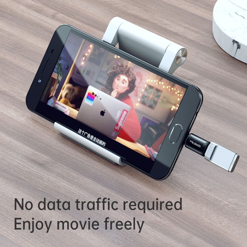 Mcdodo Converter USB-C Female to Micro USB 3A Mini Size OT-7690