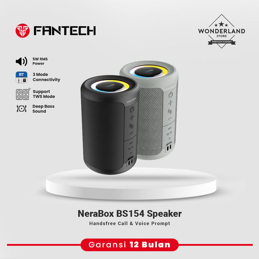Fantech BS154 Powerfull Bass 52mm 5W RMS TWS Mode Bluetooth 5.4 RGB Estetik 1200 mAh