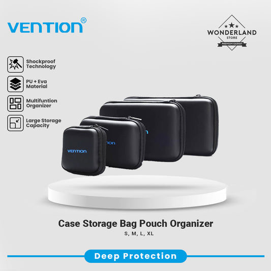 Vention Case Storage Bag Pouch High Quality Earphone HDD Organizer