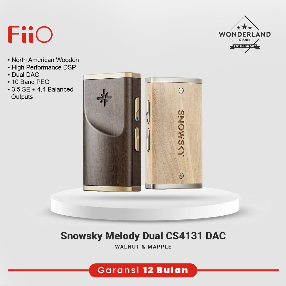 FiiO Snowsky Melody Dual CS43131 Portable Dongle DAC & Headphone amplifier