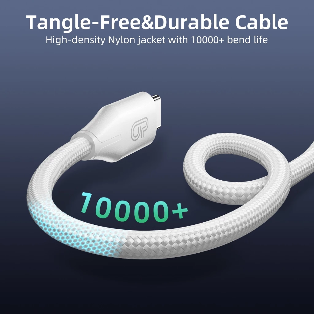 OnPrime Kabel Data USB-C 6A Flash Charge For VIVO, IQOO 33W 44W 66W 120W Max