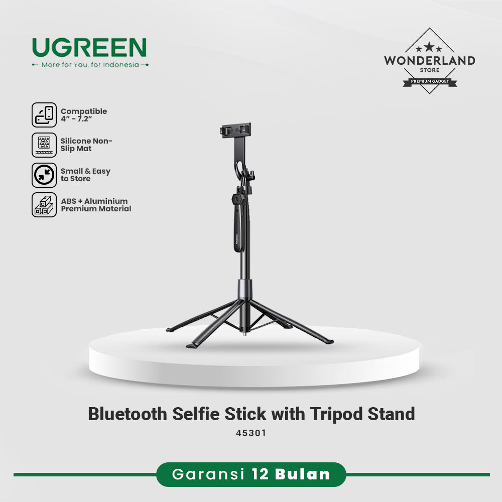 Ugreen Bluetooth Selfie Stick with Tripod Stand Rechargeable Foldable 45301