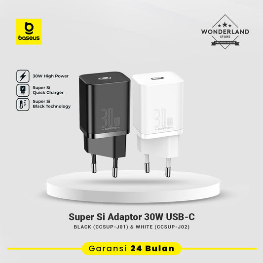 Baseus Super Si 30W USB-C EU Adaptor USB-C PD PPS Quick Charge