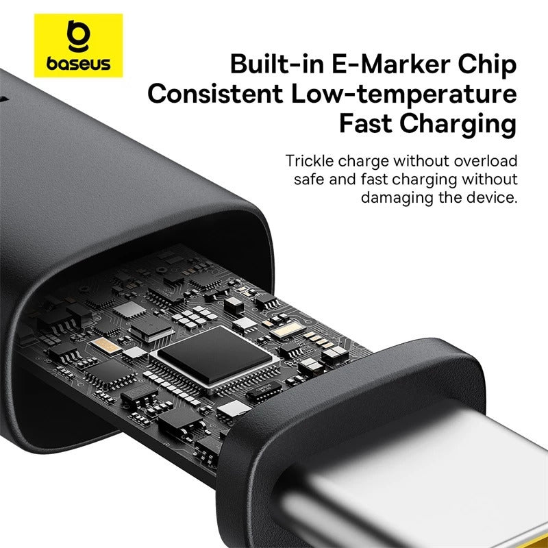 Baseus Dura Series Kabel Data USB-C to USB-C 60W Nylon Braided Material