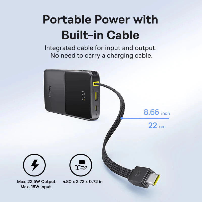 Baseus PowerBank Bipow2 Pro EnerFill FC51 22.5W 10000mAh 20000mAh Digital Display