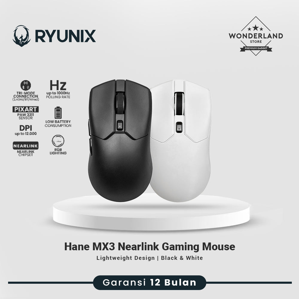 Sades Ryunix Hane MX3 Mouse Gaming Nearlink Lightweight Tri-Mode Connection