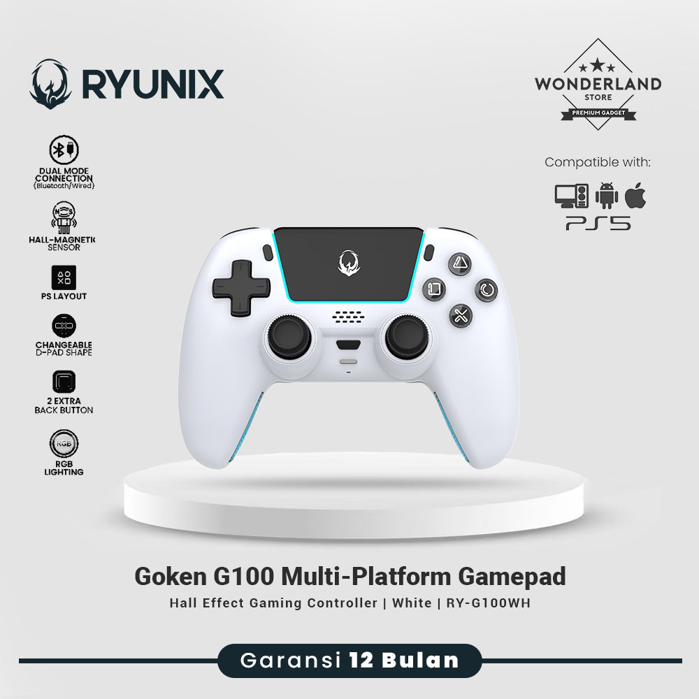 Sades Ryunix Goken G100 Gamepad PS5 Multi Platform Hall Effect Gaming Controller