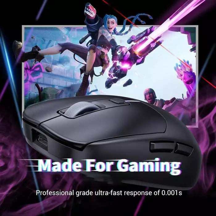 Ugreen Gaming Mouse Rechargeable 3 Mode Ergonomic 5 DPI Silent Click