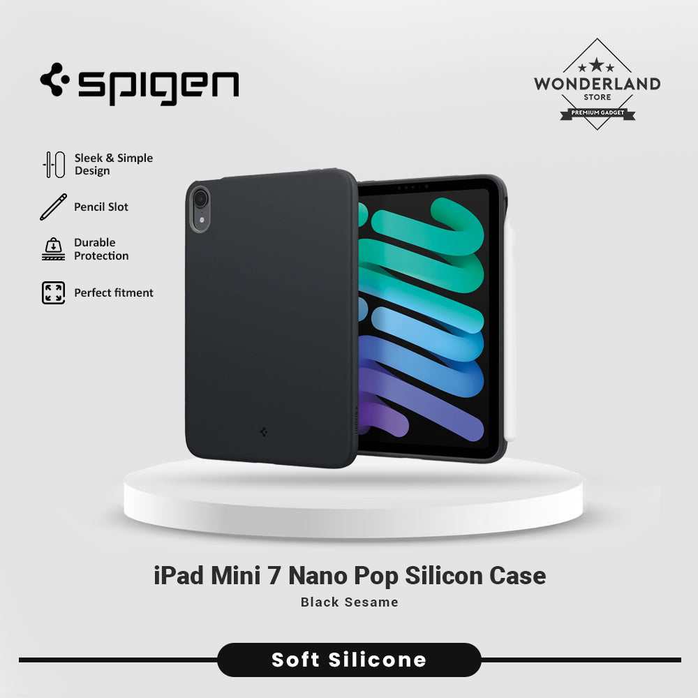 Spigen Case iPad Mini 7 / 6 8.3 inch 2024 Spigen Nano Pop Softcase Matte Silicone Casing