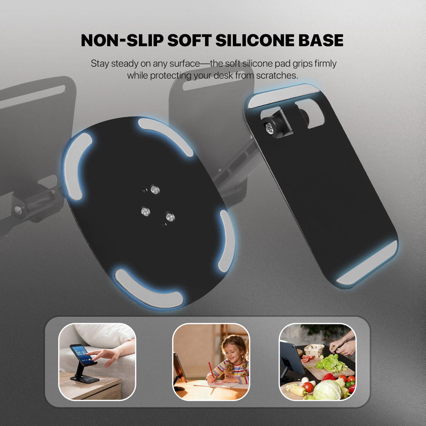 Fantech Phone Holder FPH02 Stand Dudukan Kuat untuk Handphone & Tablet Adjustable hingga 180° / 360°