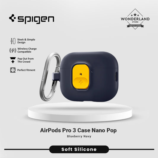 Case for AirPods Pro 3 Spigen Nano Pop Airpods Pro 3 Silicone Cover Shockproof Protective Casing