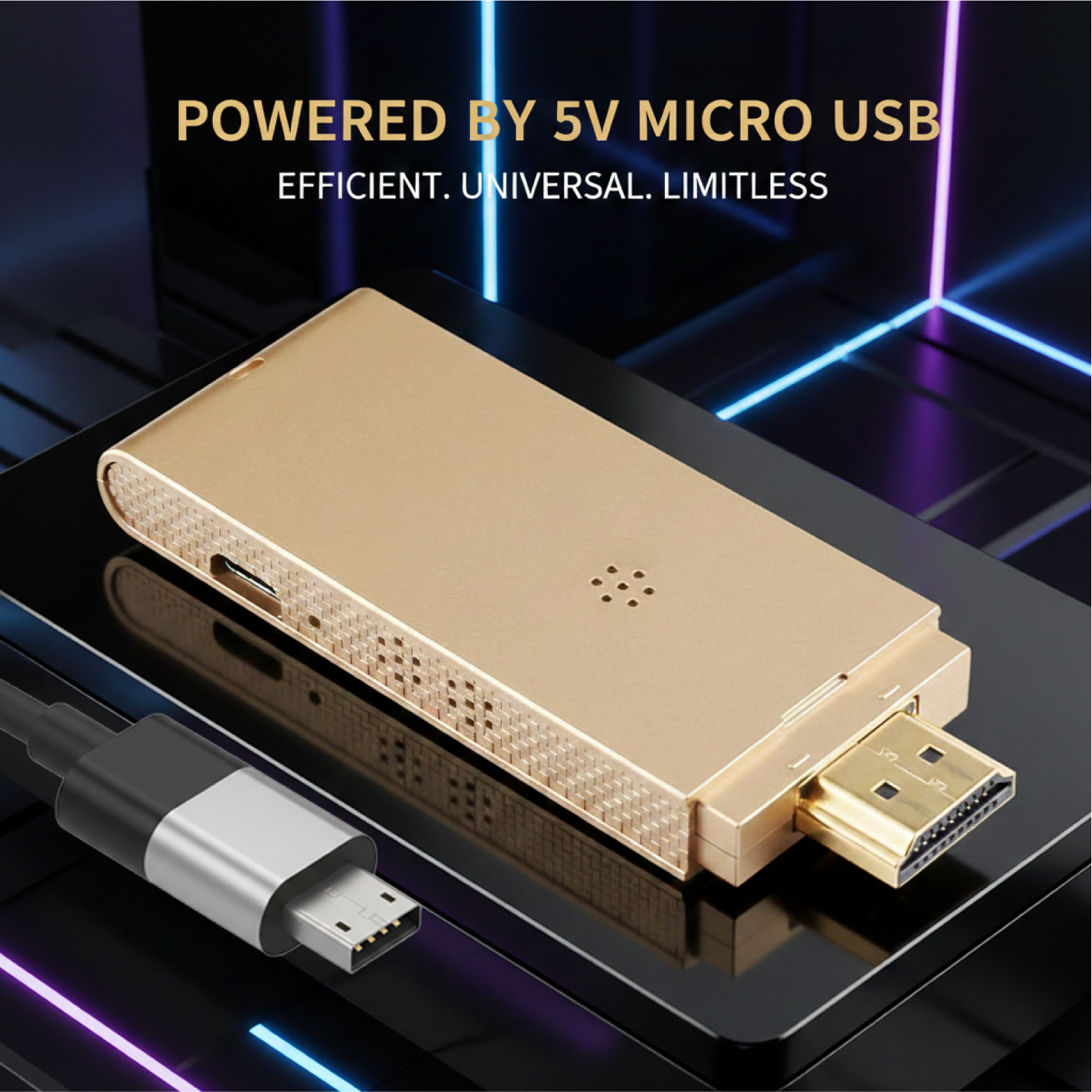 Onten Dual Mode HDTV Adapter Android Miracast Dongle Wireless Wired Non-MHL / MHL Device OTN-M73