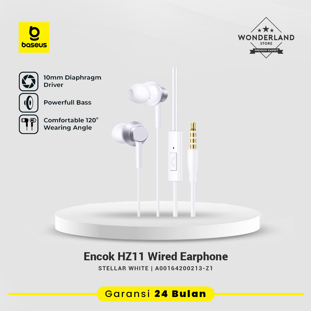 Baseus Encok HZ11 CZ11 In-Ear Wired Earphones Jack 3.5 USB-C Powerful Bass