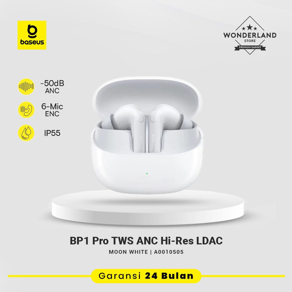 Baseus Bass BP1 Pro ANC Wireless Earphone Bluetooth 6.0 -50dB IP55 Waterproof