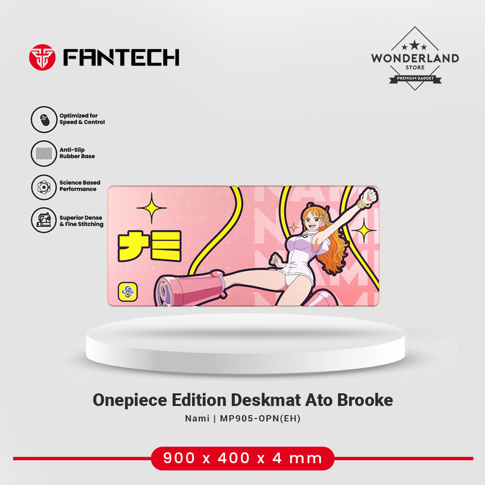 Fantech x One Piece Egghead Colaboration Ato MP905 Deskmat Mousepad Anti Slip Luffy Zoro Chopper Robin NamiUsopp