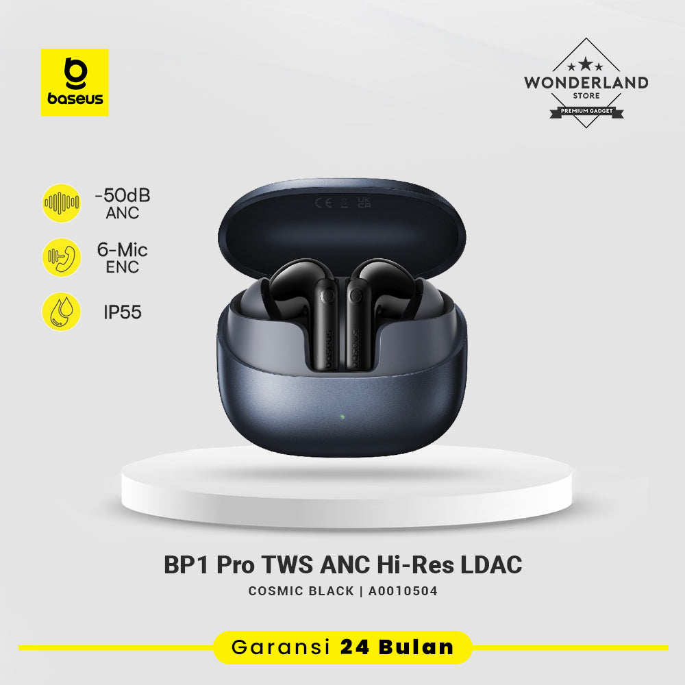 Baseus Bass BP1 Pro ANC Wireless Earphone Bluetooth 6.0 -50dB IP55 Waterproof