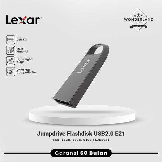 Lexar E21 USB 2.0 JumpDrive 8GB / 16GB / 32GB / 64GB Flashdisk / Flash Drive
