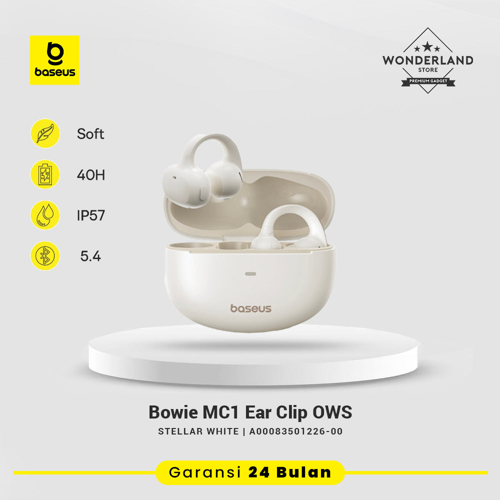 Baseus Bowie MC1 Open Ear TWS Ear Clip Sport Work Headset Anting Bluetooth OWS Earphone Clip
