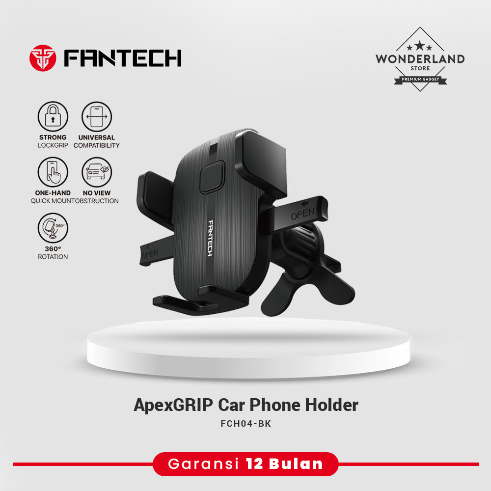 Fantech Car Phone Holder FCH04 AC Air Vent Mount Gravity Phone Holder Mobil Rotasi 360°