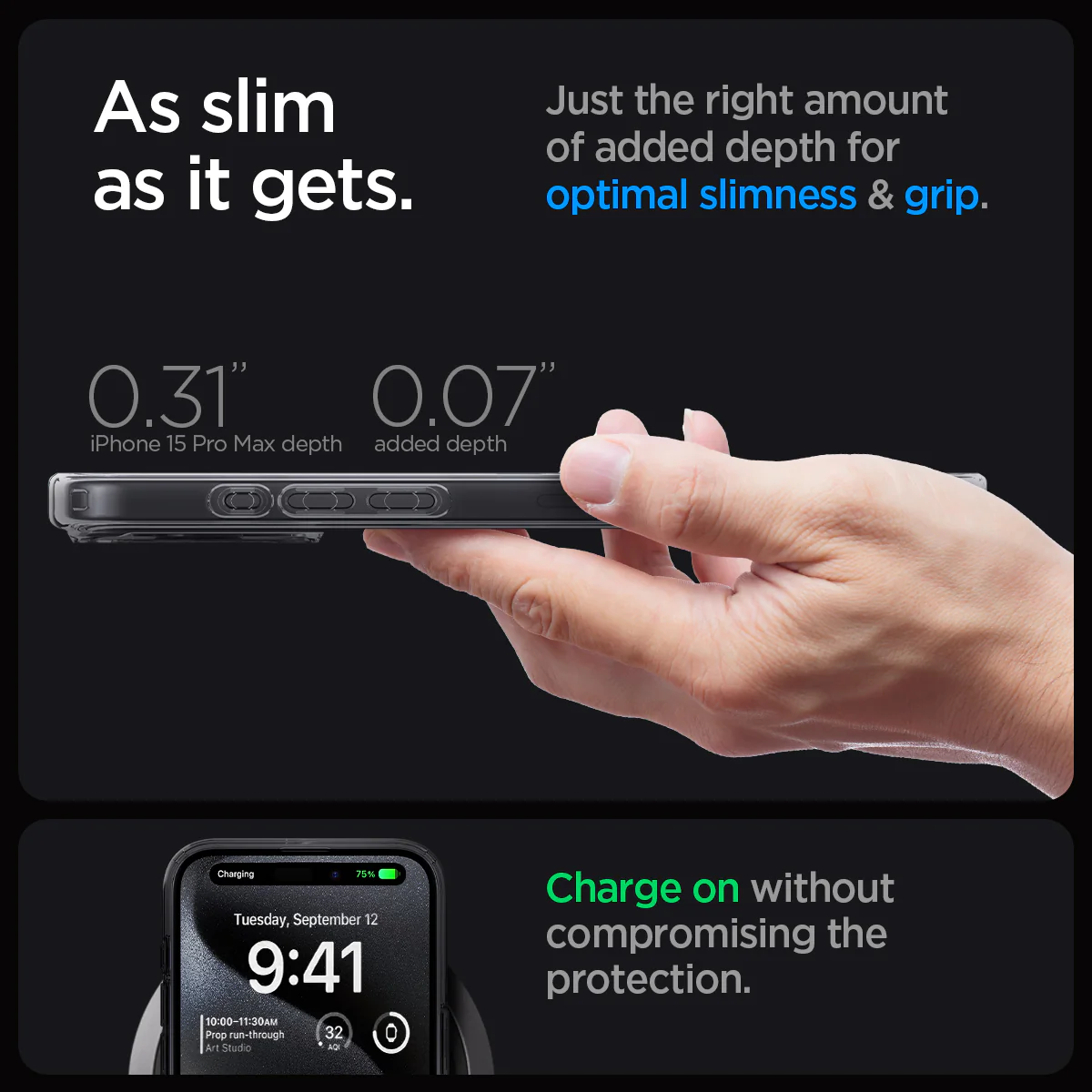 Spigen Case for iPhone 15 Series Spigen Ultra Hybrid Zero One MagFit MagSafe Anti Shock